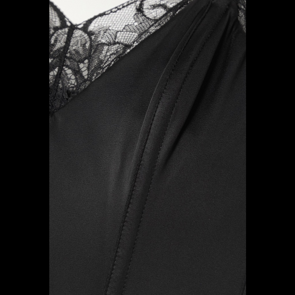 Eyelash Lace Built N Boning Zipper On Side Black Camisole Bustier Crop Corset - Picture 6 of 11